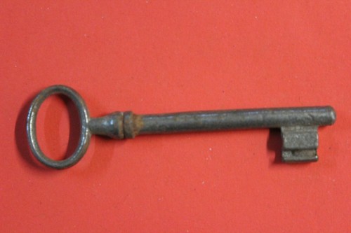 Großer antiker bartschlüssel - großer,